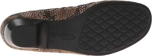 Aravon Women's Patsy-ar Pumps Taupe Snake Aravon Women's Patsy-ar Pumps Taupe Snake