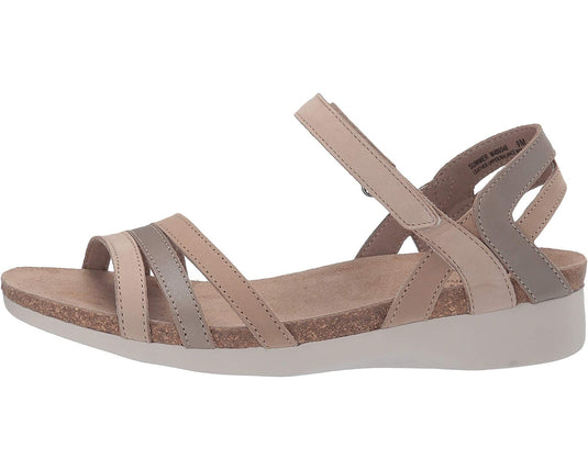 Munro Women's Summer Sandal Taupe Combo Munro Women's Summer Sandal Taupe Combo