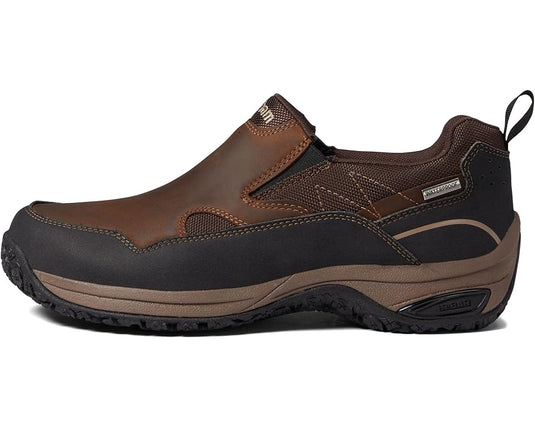 Dunham Men's Cloud Plus Waterproof Slip-On Shoe Brown Lea Dunham Men's Cloud Plus Waterproof Slip-On Shoe Brown Lea