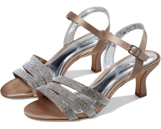 David Tate Women's Trio Evening Sandal Champayne David Tate Women's Trio Evening Sandal Champayne