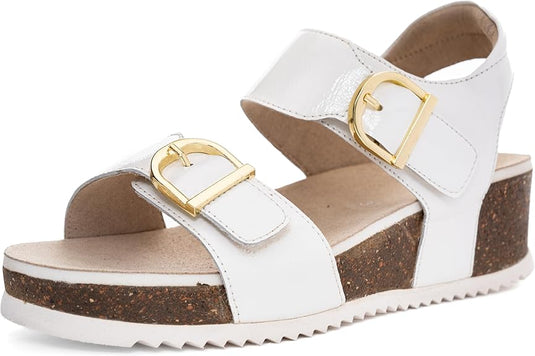 ARA Women Nora | Norderney Wedge Sandal White ARA Women Nora | Norderney Wedge Sandal White