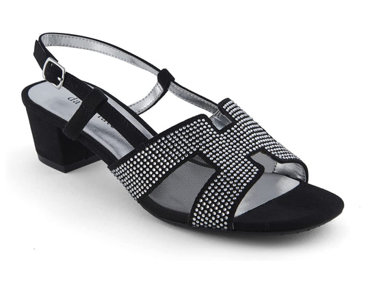 David Tate Women's AMBER Sandals Black Nova Suede David Tate Women's AMBER Sandals Black Nova Suede