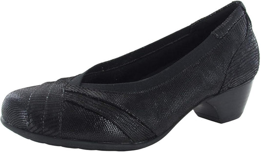 Aravon Women's Patsy-ar Pumps Black Snake Aravon Women's Patsy-ar Pumps Black Snake