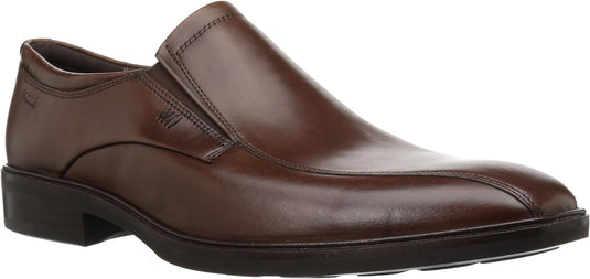 Ecco Men's Illinois Bike Toe Slip-on Dress Shoe Cognac Ecco Men's Illinois Bike Toe Slip-on Dress Shoe Cognac