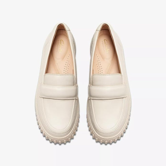 Clarks Women's Mayhill Cove Cream Leather Clarks Women's Mayhill Cove Cream Leather