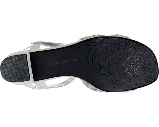 David Tate Women's RAIN Sandals Silver