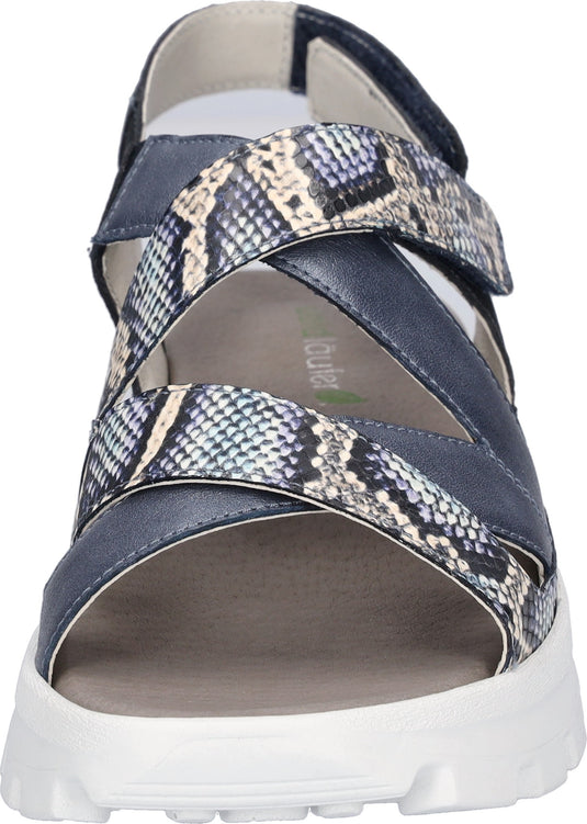 Waldlaufer Women's H-Nele Sandal blau jeans notte Waldlaufer Women's H-Nele Sandal blau jeans notte