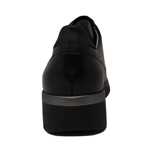 Waldlaufer Women's K-Ramona Sneaker Black Leather Waldlaufer Women's K-Ramona Sneaker Black Leather