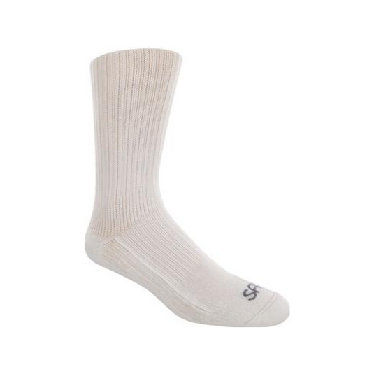 SAS Diabetic Crew Socks - White SAS Diabetic Crew Socks - White