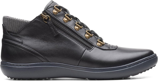 Clarks Women's Nalle Mid Ankle Boot Black Clarks Women's Nalle Mid Ankle Boot Black