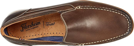 Florsheim Men's Atlantic Moc Toe Venetian Slip-On Chocolate Florsheim Men's Atlantic Moc Toe Venetian Slip-On Chocolate