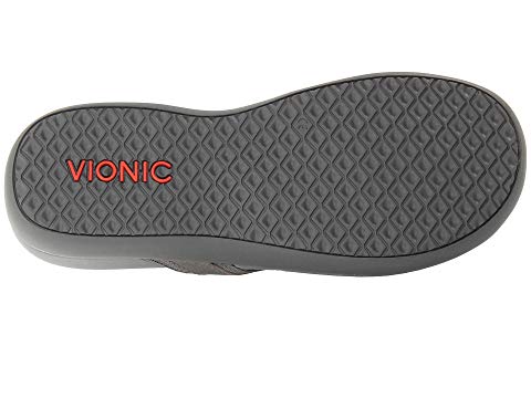 Vionic Women's Tide II Toe Post Sandals Pewter Metallic Vionic Women's Tide II Toe Post Sandals Pewter Metallic