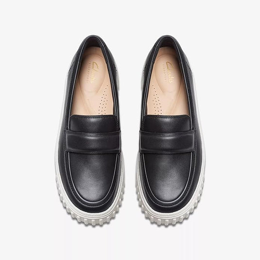 Clarks Women's Mayhill Cove Black Leather Clarks Women's Mayhill Cove Black Leather