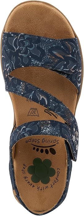 Spring Step Women's Haydennie Slingback Sandal Navy Multi Spring Step Women's Haydennie Slingback Sandal Navy Multi