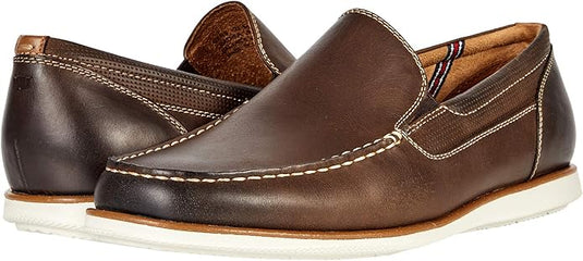 Florsheim Men's Atlantic Moc Toe Venetian Slip-On Chocolate Florsheim Men's Atlantic Moc Toe Venetian Slip-On Chocolate