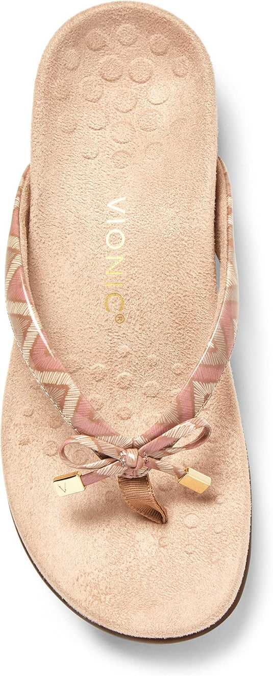 Vionic Women's Bella Toe Post Sandal Dusty Pink Vionic Women's Bella Toe Post Sandal Dusty Pink