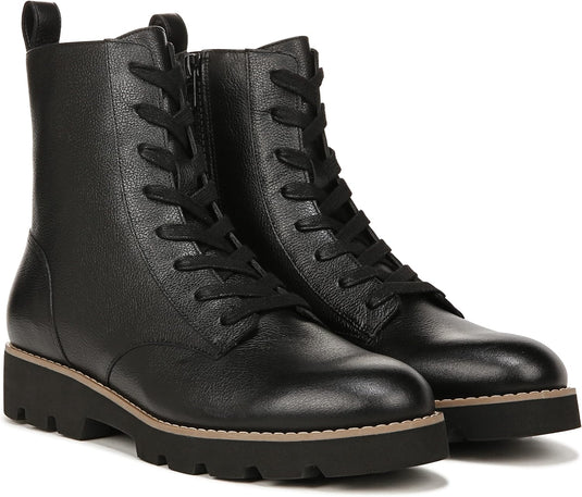 Vionic womens Lani Lace up Ankle Boot Black