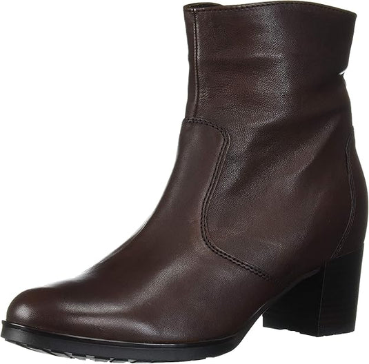Ara Women's Fiorella (Florenze) Daytona Bootie Brown Leather Ara Women's Fiorella (Florenze) Daytona Bootie Brown Leather