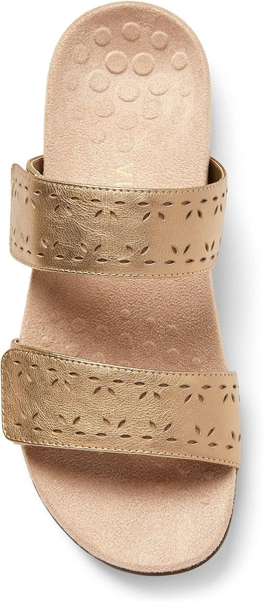 Vionic Women's Randi Leather Gold Vionic Women's Randi Leather Gold