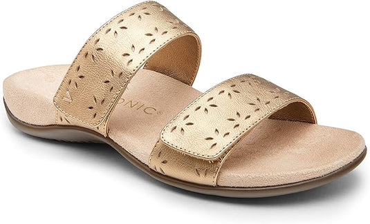 Vionic Women's Randi Leather Gold Vionic Women's Randi Leather Gold