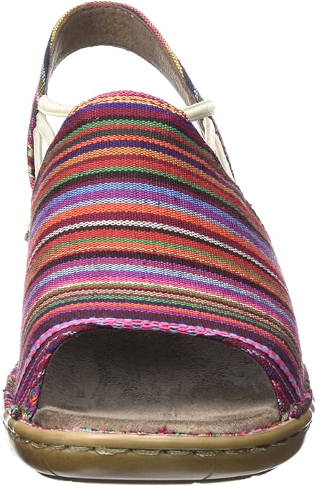 Jenny by Ara Women's Kimmy Sandal Canvas Multi Jenny by Ara Women's Kimmy Sandal Canvas Multi