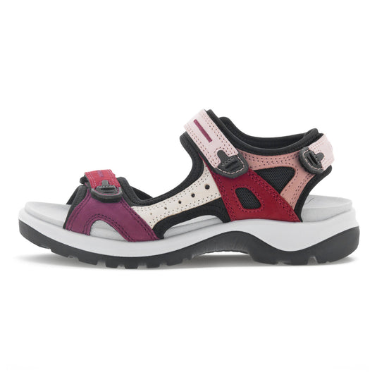 Ecco Women's Yucatan Sandals MultiColor Chili Red Ecco Women's Yucatan Sandals MultiColor Chili Red