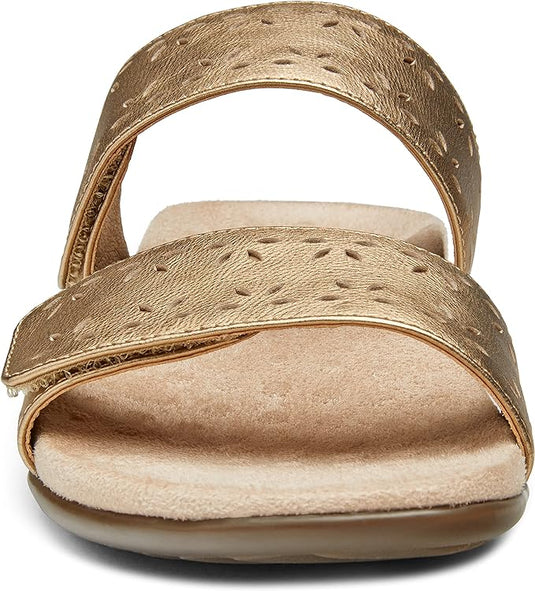 Vionic Women's Randi Leather Gold Vionic Women's Randi Leather Gold