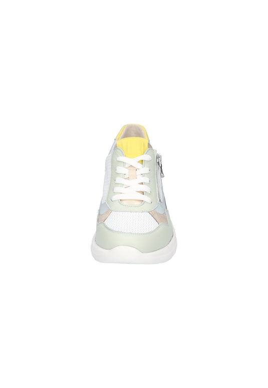 Waldlaufer Women's H-Clara Soft Sneaker Sky Lime Waldlaufer Women's H-Clara Soft Sneaker Sky Lime