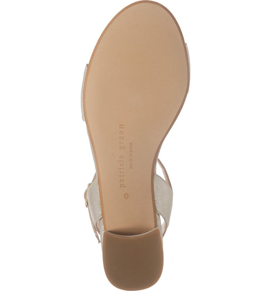 Details by Patricia Green Women's Gina Block Heeled Sandals Gold Details by Patricia Green Women's Gina Block Heeled Sandals Gold