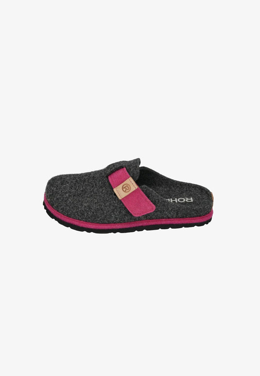 Rohde Women's Damen 6812 Slipper Anthracite