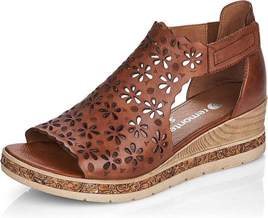 Remonte Women's Jerilyn 056 Platform Wedge Sandal Floral Remonte Women's Jerilyn 056 Platform Wedge Sandal Floral