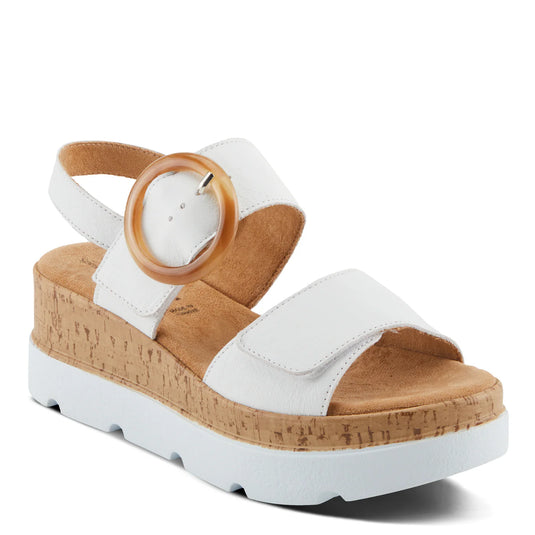 SPRING STEP WOMEN'S ABARAH SANDALS - White SPRING STEP WOMEN'S ABARAH SANDALS - White