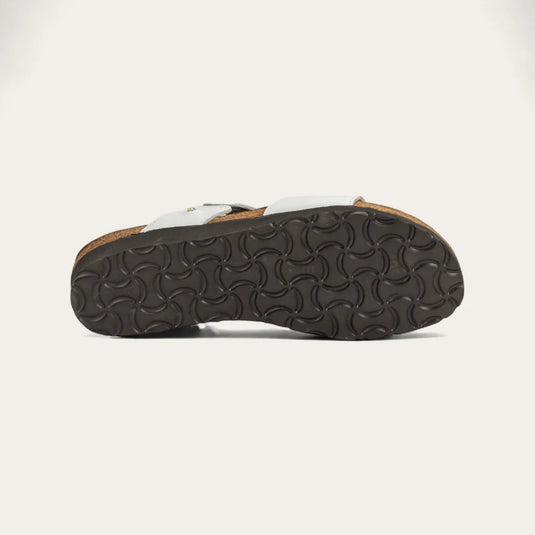 Naot Women's Ashley Slide Sandals White Leather Naot Women's Ashley Slide Sandals White Leather