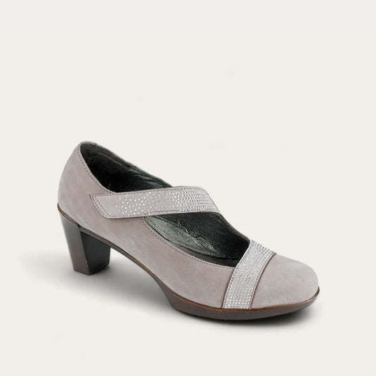 Naot Women's Prima Bella Abbracci Stone Nubuck w/ Silver Rivets Naot Women's Prima Bella Abbracci Stone Nubuck w/ Silver Rivets