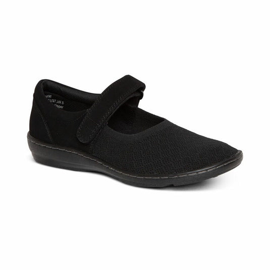 Aetrex Women's Helen Mary Jane Shoes Black