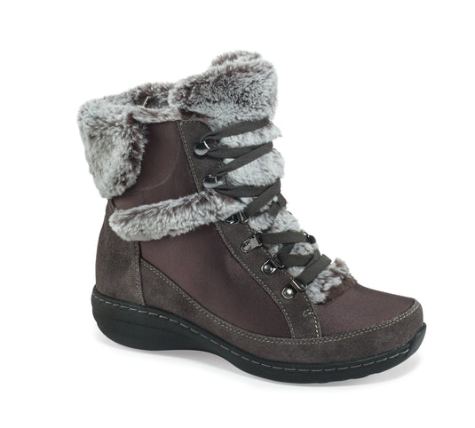Aetrex Women's Fiona Boot Charcoal