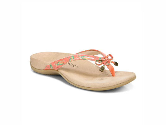 Vionic Women's Bella Toe Post Sandals PapayaTropical Vionic Women's Bella Toe Post Sandals PapayaTropical