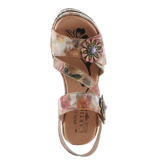 Spring Step L'ARTISTE BLISSFUL SANDALS Beige Multi Spring Step L'ARTISTE BLISSFUL SANDALS Beige Multi