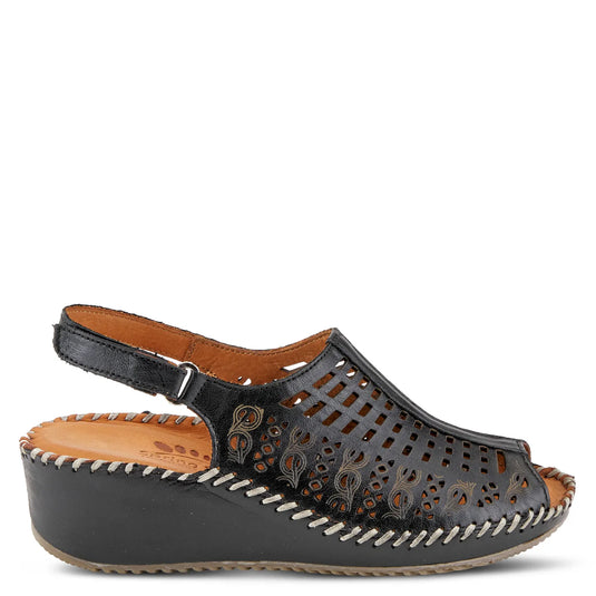 SPRING STEP WOMEN'S BOHEMIANISH SANDAL BLACK SPRING STEP WOMEN'S BOHEMIANISH SANDAL BLACK