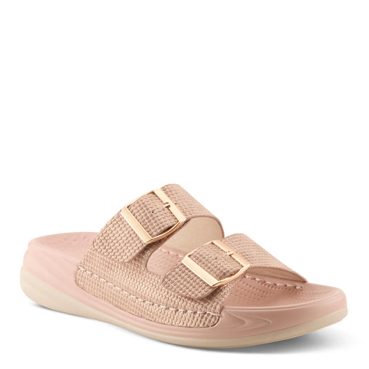 Flexus by Spring Step Women's Buttermere Slide Sandal Pink Flexus by Spring Step Women's Buttermere Slide Sandal Pink