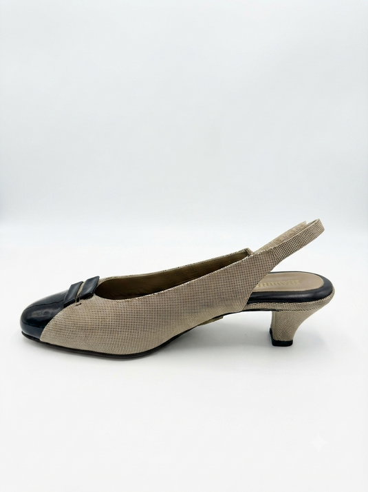 Beautifeel Women's Lauren Champagne / Black Mesh suede