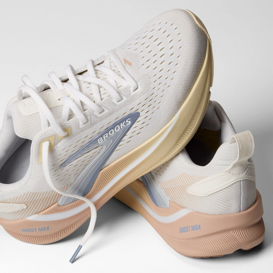 Brooks Women's Ghost Max 4 Run/Walk - White/Rose/Rutabaga Brooks Women's Ghost Max 4 Run/Walk - White/Rose/Rutabaga