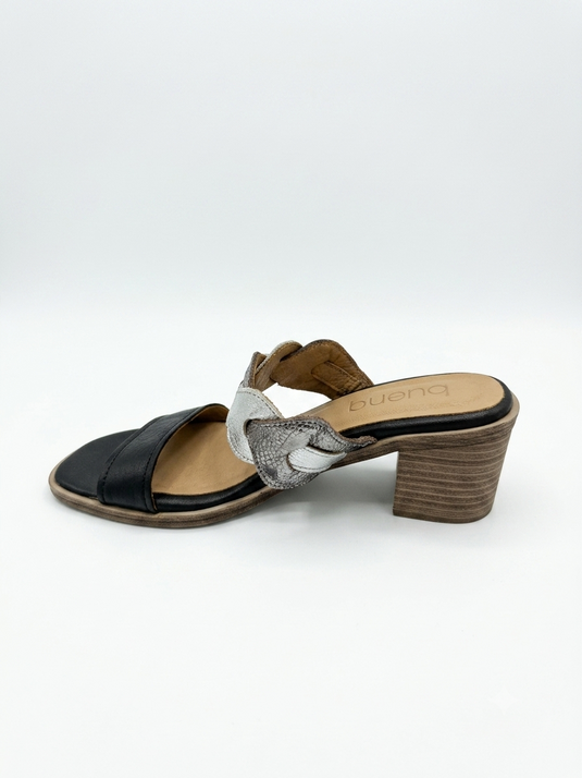 Bueno Women's Mallory Heel Sandal Black Multi Bueno Women's Mallory Heel Sandal Black Multi