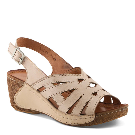 SPRING STEP WOMEN'S CATHY SANDALS BEIGE SPRING STEP WOMEN'S CATHY SANDALS BEIGE