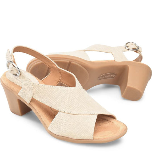 Comfortiva Women's Katara Back Strap Sandal Cream Comfortiva Women's Katara Back Strap Sandal Cream