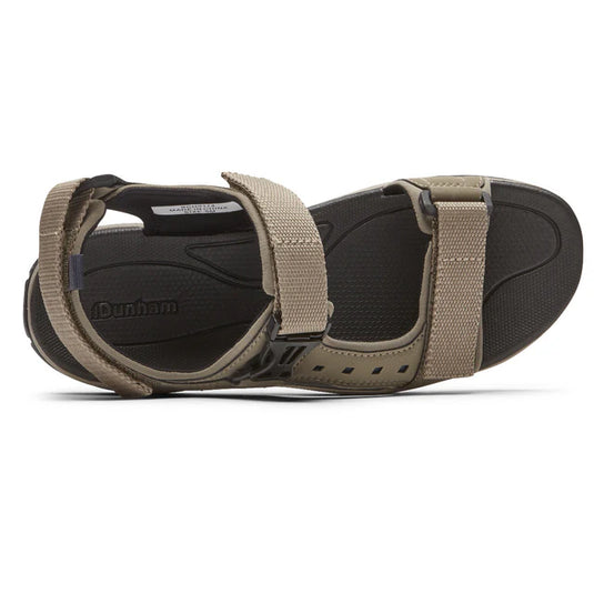 Dunham Men's Nolan Water Friendly Adjustable Sandals Taupe Dunham Men's Nolan Water Friendly Adjustable Sandals Taupe