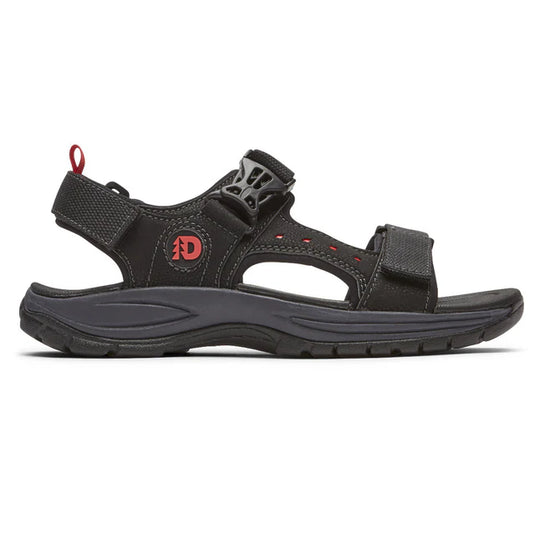 Dunham Men's Nolan Water Friendly Adjustable Sandals Black Dunham Men's Nolan Water Friendly Adjustable Sandals Black