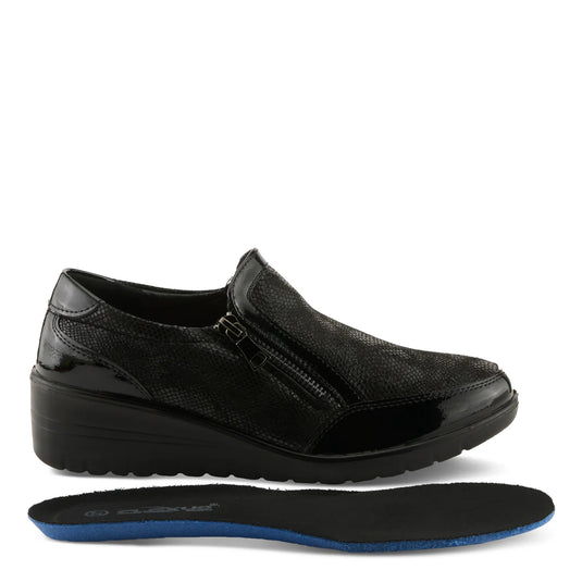 FLEXUS by Spring Step Women's CONCHA SLIP-ON SHOES Black