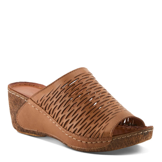 Spring Step Women's Cunacena Slide Brown Spring Step Women's Cunacena Slide Brown