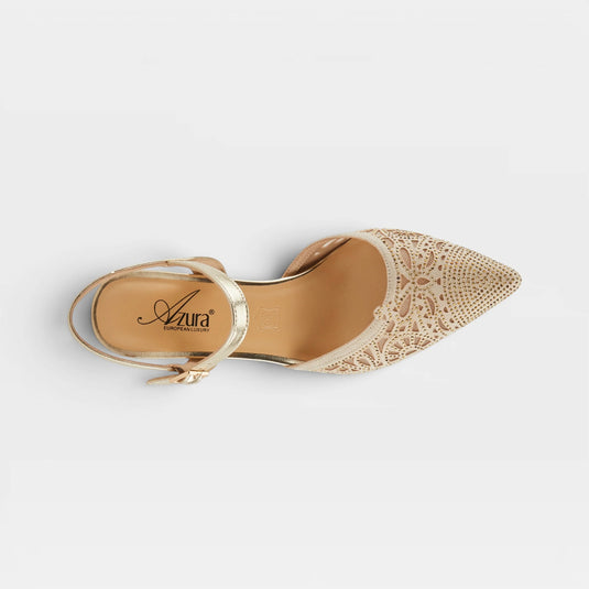 Azura Delicate Sandals Soft Gold Azura Delicate Sandals Soft Gold